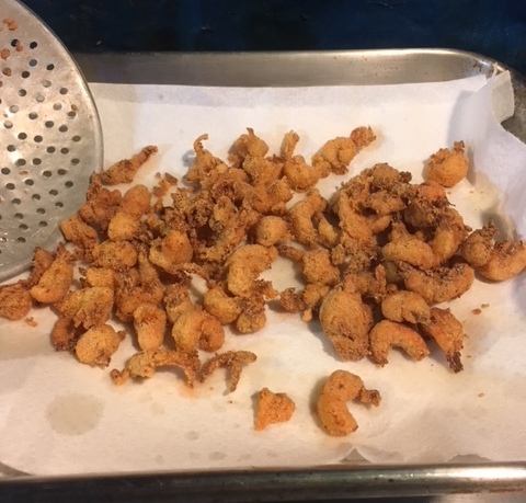 Fried crawfish outlet